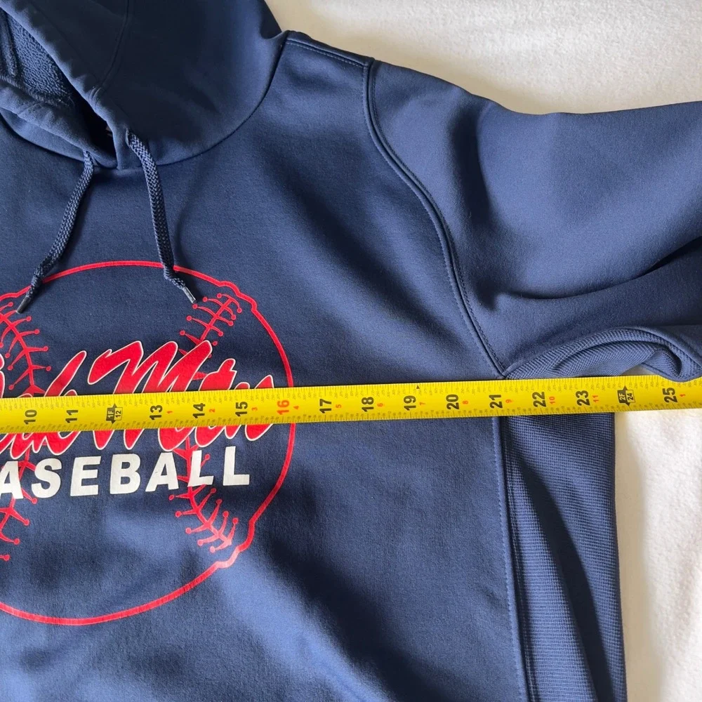 Nike Therma-FIT Oak Mountain Baseball Hoodie Navy Blue Large Sweatshirt